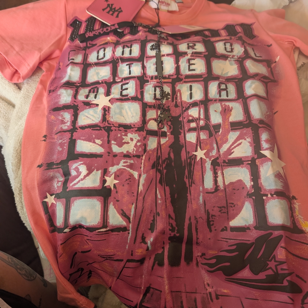 Pink Graphic Kids T-Shirt